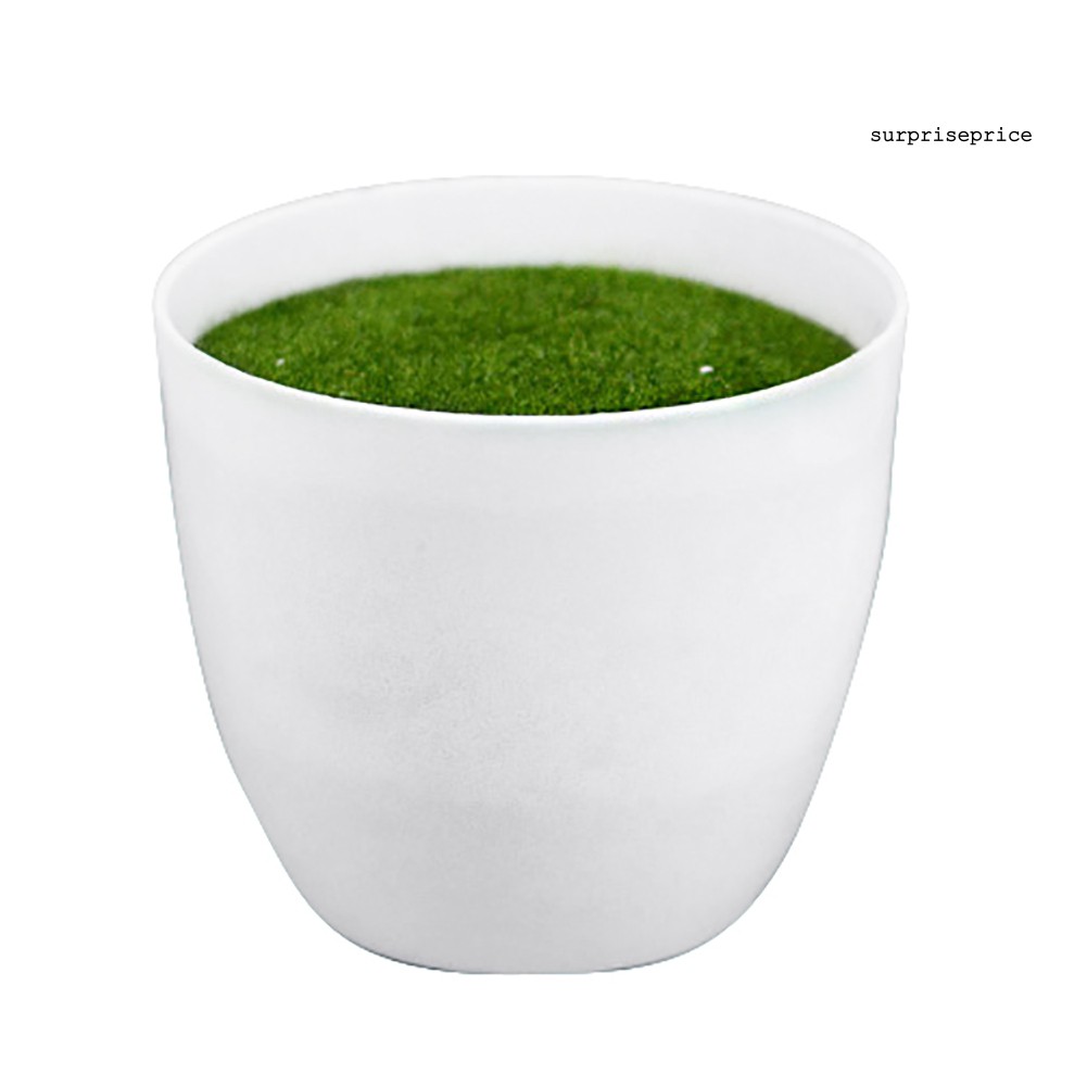 Chậu hoa bằng nhựa hình tròn dễ thương xinh xắn