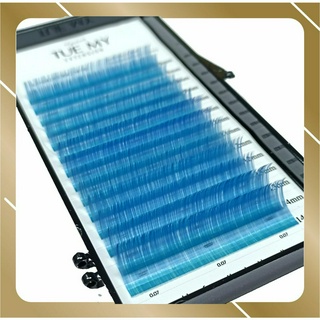 Xanh Dương Nhạt - Mi Lụa Màu Classic 0.07 Mix Size (14 line)
