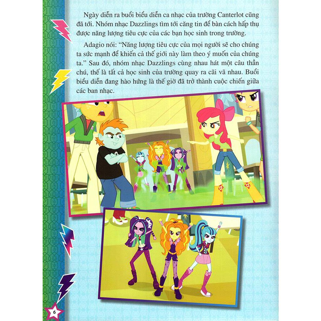 Sách My Little Pony - Rainbow Rocks - Ban Nhạc Cầu Vồng (Hình Dán)