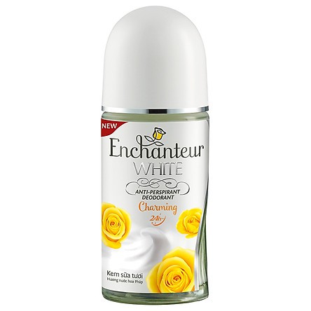 Lăn khử mùi trắng da Enchanteur Các màu 50ml (dạng sữa)