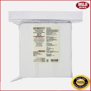 ( thương hiệu muji nhật bản ) BÔNG TẨY TRANG 4 LỚP 162PCS