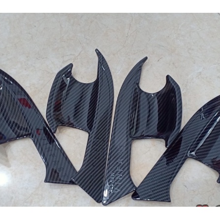 Ốp tay nắm, hõm cửa carbon xe Vinfast Lux A, Lux SA Mẫu Cacbon cao cấp