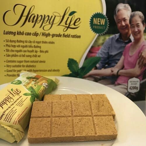 1 thùng 5 hộp lương khô Happy life dành cho người ăn kiêng