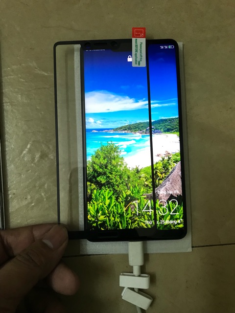 Dán cường lực Sharp Aquos S3 full màn hình