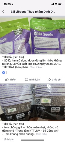Hạt Chia Seeds Úc MẪU MỚI