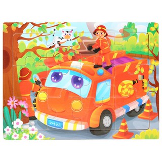 Tranh ghép hình 12 mảnh - Mẫu Mới - 4 Chủ Đề Phương Tiện Giao Thông