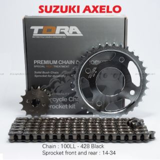 Nhông sên dĩa tora suzuki axelo 14-34 japan