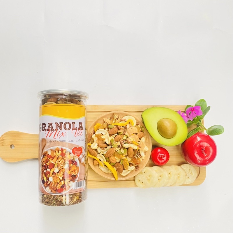 500Gr Ngũ cốc vị Mật Ong Mix Hạt Dinh dưỡng Granola Ăn Kiêng,Giảm Cân
