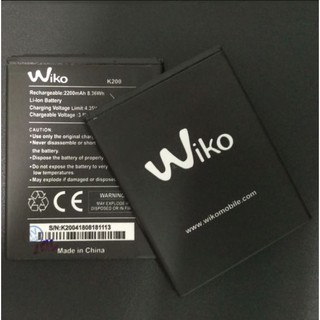 PIN WIKO SUNNY 3 PLUS / K200 / 2200mAh ( LOẠI 1 BẢO HÀNH 6 THÁNG )