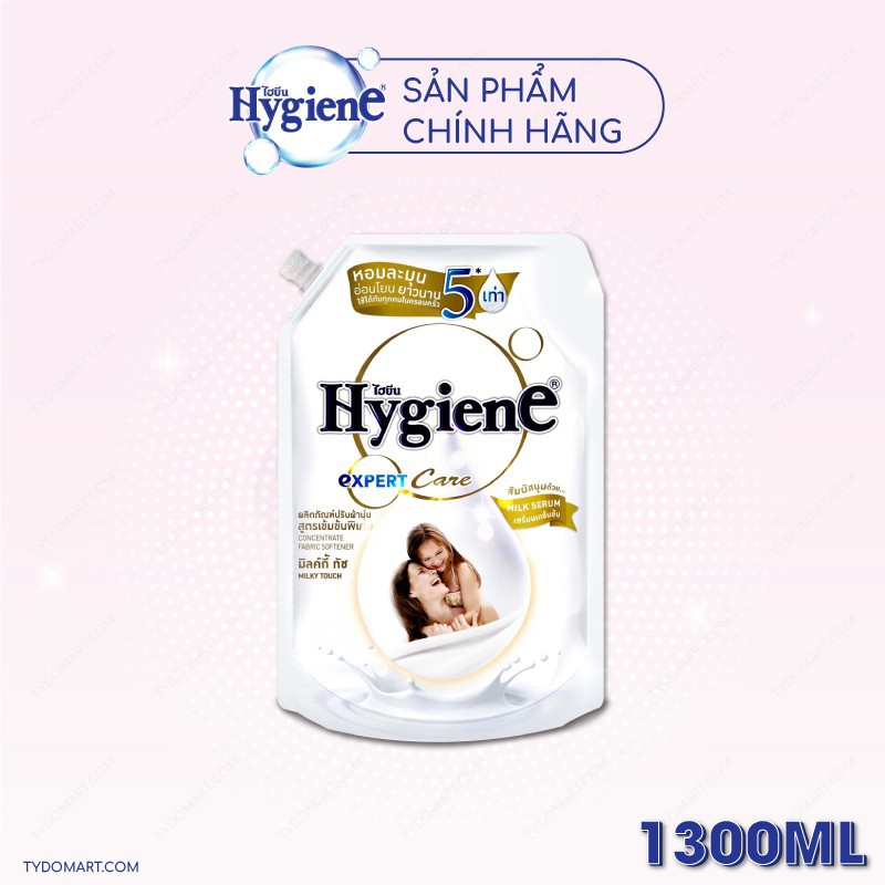 NHẬP MÃ [ JANT1 giảm giá 5k ] Nước xả vải Hygiene Thái Lan chính hãng đậm đặc lưu hương lâu hơn (Túi) 1300ml