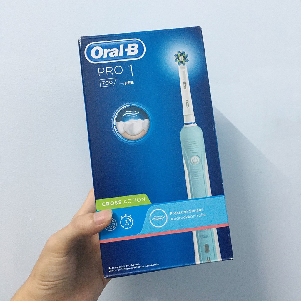 [Bảo Hành 12 Tháng Chính Hãng] Bàn chải điện ❤FREESHIP ❤ Bàn chải điện Pro 700 - Oral b