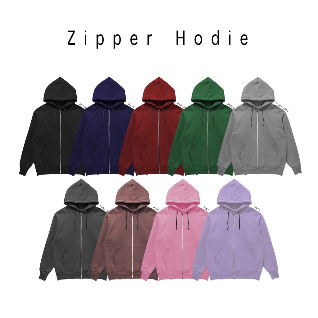 Áo HOODIE / Áo Khoác / Áo HOODIE / Áo Khoác / Áo Len / Áo Khoác Trơn Có Khóa Kéo Dành Cho Nam Nữ