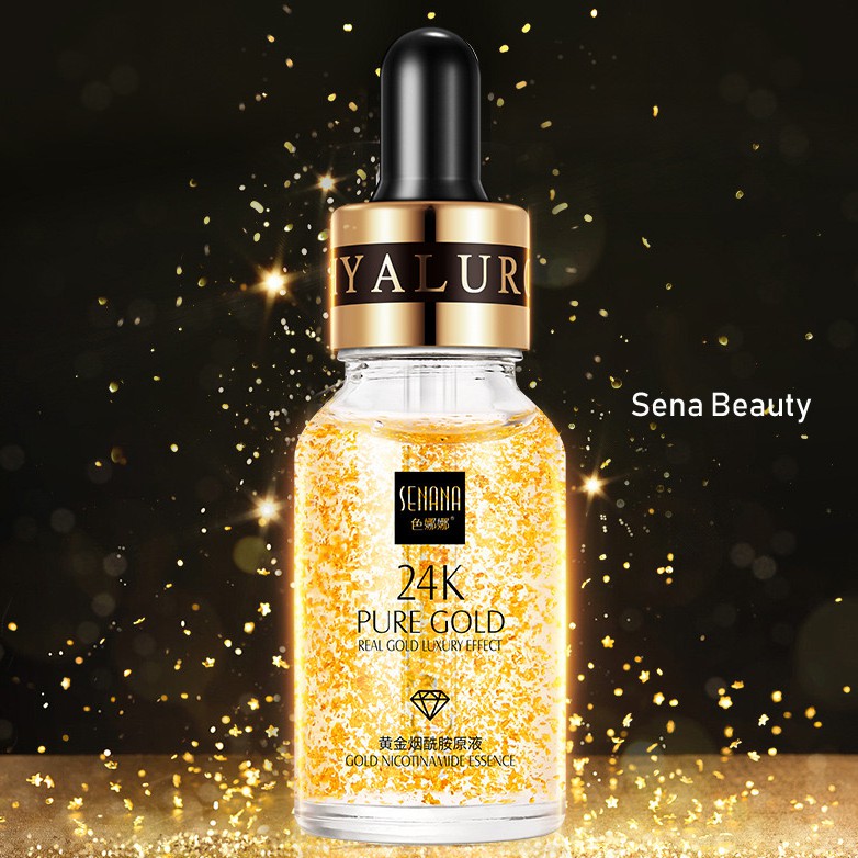 Serum Dưỡng Trắng Căng Bóng Da Senana Pure Gold 15ml | BigBuy360 - bigbuy360.vn