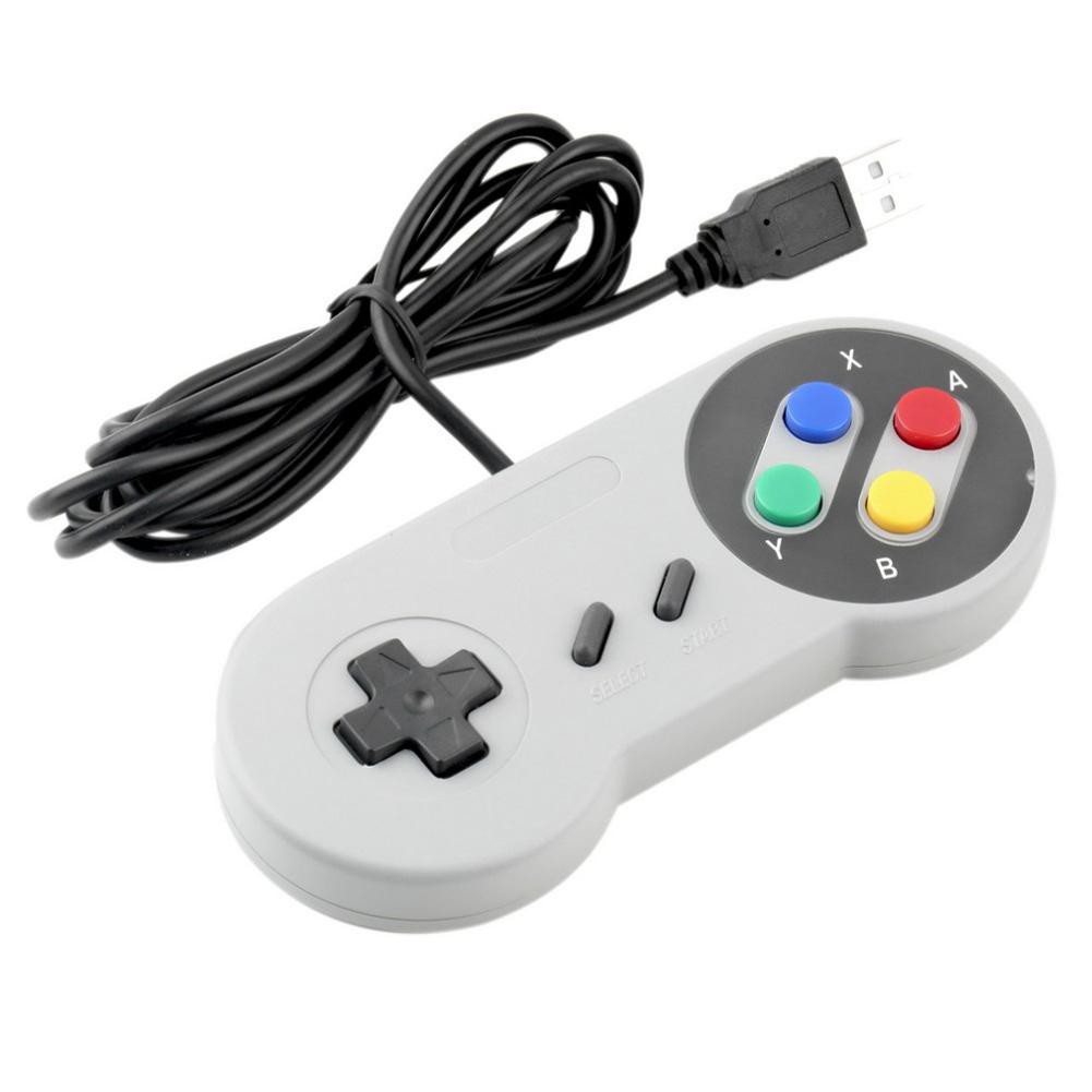 Tay cầm chơi game 4 nút Super Nintendo SNES USB cho PC / MAC | WebRaoVat - webraovat.net.vn