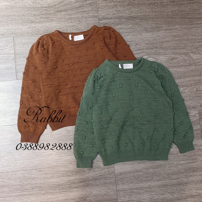 Áo len bé gái HM- HÀNG SALE KO ĐỔI TRẢ