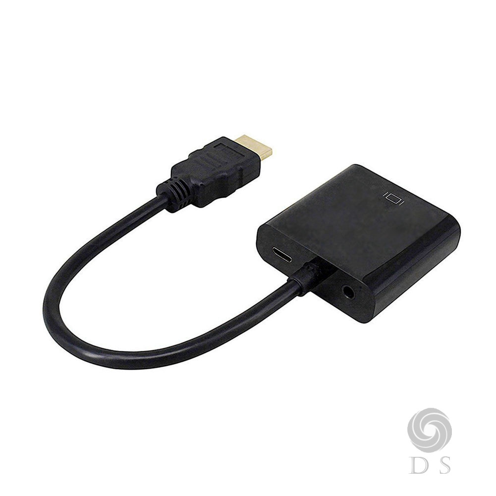 Bộ Chuyển Đổi 1080P Hdmi Sang Vga Kèm Dây Cáp Âm Thanh Cho Hdtv Pc | BigBuy360 - bigbuy360.vn