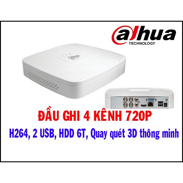 ĐẦU GHI HÌNH DAHUA 4 KÊNH DHI-XVR4104C (1080N) - Tem DSS Việt Nam