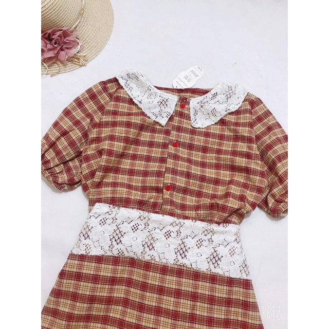 Set Quần Áo Kẻ Đỏ Sọc Hàn Quốc , Cá Tính , Phong Cách Phù Hợp Đi Chơi , Dạo Phố , Dự Tiệc HOHA0026 | BigBuy360 - bigbuy360.vn