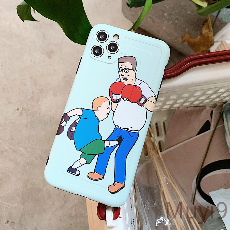 Ốp điện thoại mềm sáng tạo chống trượt in Whimsy Bobby Hill cho Iphone11 PRO MAX X XS MAX Xr Iphone8/SE2 Iphone7plus