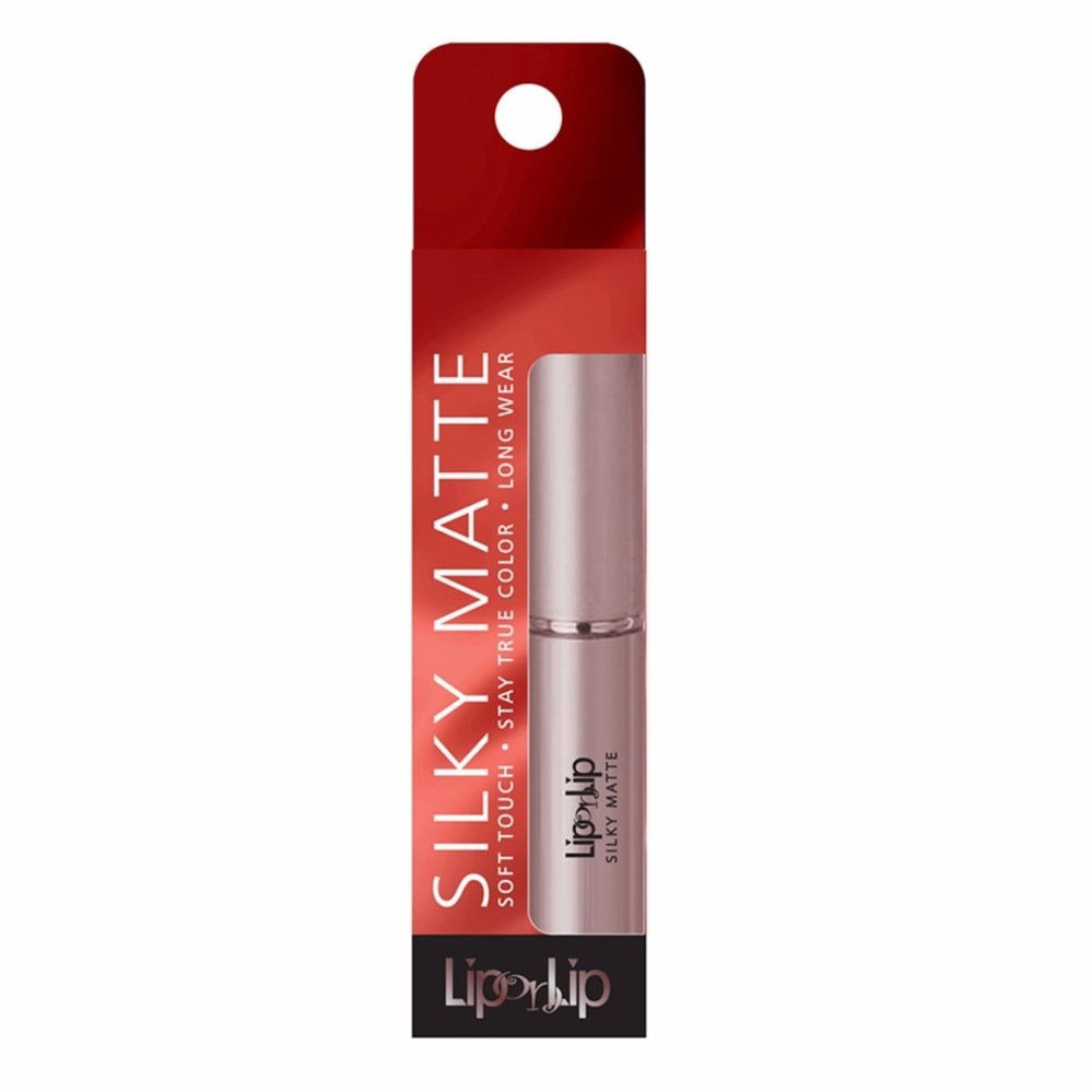 Son lì siêu mịn Lip On Lip Silky Matte Orangy Pink 2.2g Hồng cam 4