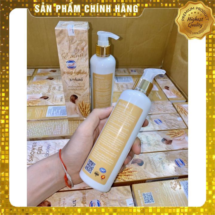 Sữa tắm trắng da 🍀 TRẮNG BẬT TONE 🍀 Sữa tắm lúa mạch Erina giúp tẩy da chết, dưỡng da trắng sáng chỉ sau lần đầu dùng | BigBuy360 - bigbuy360.vn