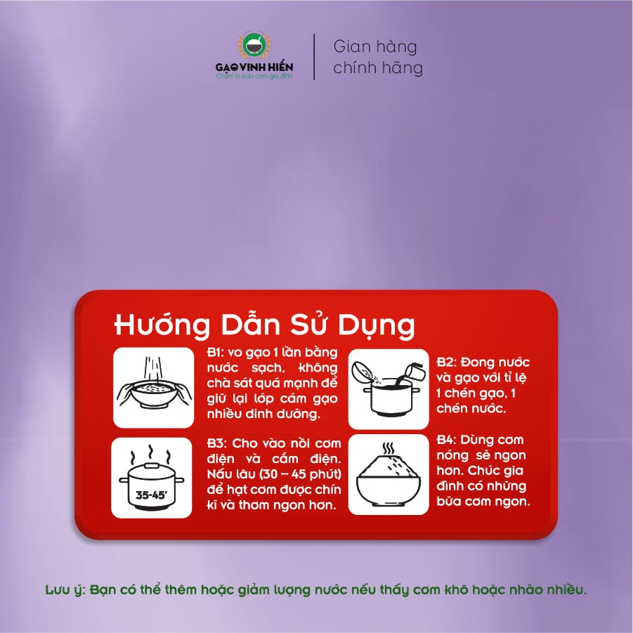 Gạo ST24 Vinh Hiển 2kg - Dẻo thơm nhiều, mềm, ngon cơm.