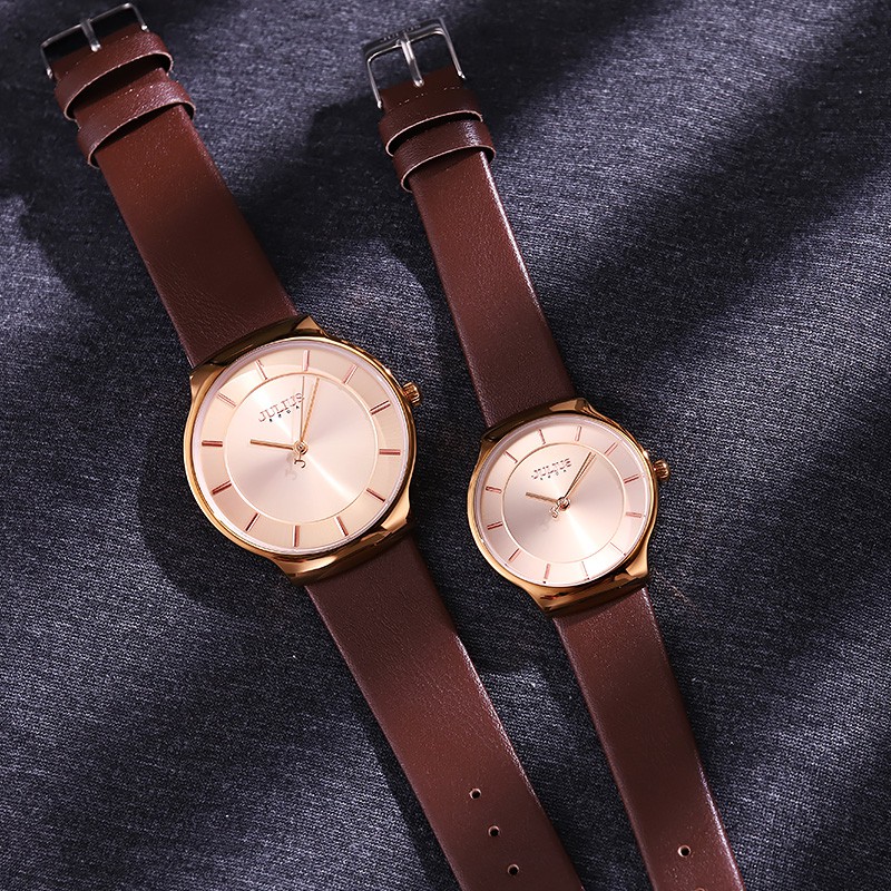 Julius Official | Đồng hồ nữ Julius JA-1156 dây da size 32
