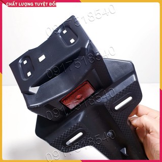 Đuôi Dè Sau Gắn Exciter 155 Kiểu Cá Mập Vân Carbon - 𝗲𝘅 𝟭𝟱𝟱 (hình thật)