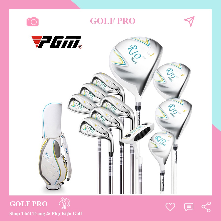 Bộ gậy golf nữ PGM RIO II full set tập chơi 12 gậy cao cấp shop GOLF PRO BV002