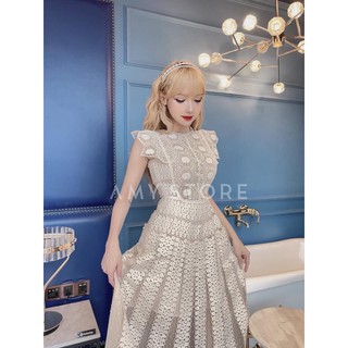 Đầm thiết kế dáng xoè, sát nách ore