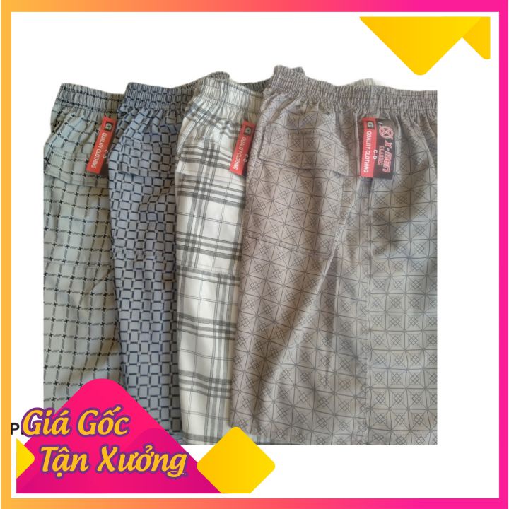 Quần Đùi Kẻ Sọc Nam Siêu Nam Tính Dành Cho Người Từ 60-100 Kg Chất Vải Siêu Bền Đẹp Cực Mát