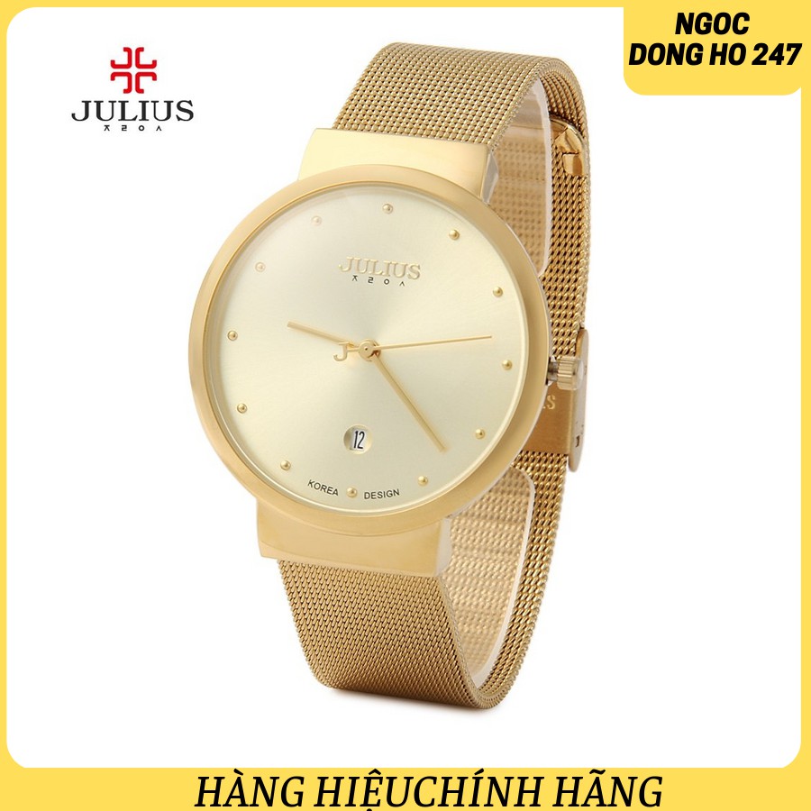 Đồng hồ nam Julius JA-426 vàng