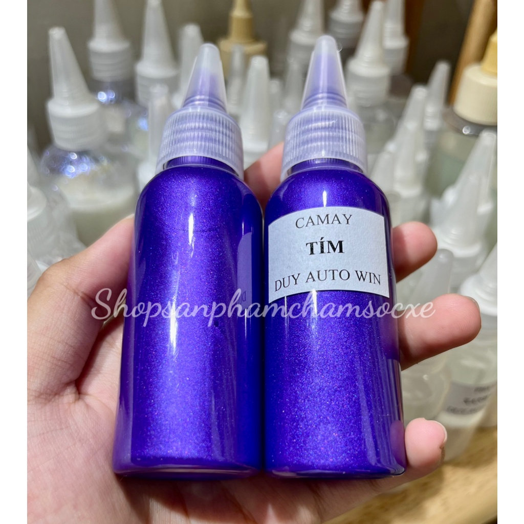 Camay màu tím DD71 - Sơn xe máy đóng chai 100g và 50g