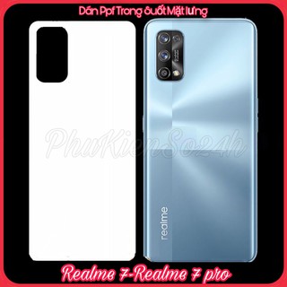 Dán Ppf Mặt Lưng Realme 7 / Realme 7i / Realme 7S / Realme 7 Pro Trong Suốt Không Full Viền