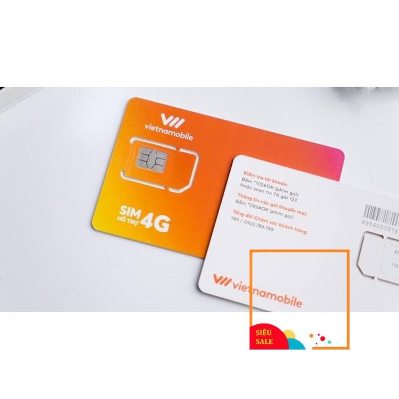 Sim 4G VNMB , sim 4G vietnamobile gói siêu data miễn phí tháng đầu