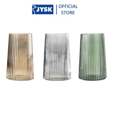 Lọ hoa | JYSK Roy | thuỷ tinh nhiều màu | DK13xH20cm