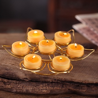 Đồ thờ, đài nến bông sen 7 ngọn, đài bông sen, chân nến bông sen, bông sen 7 nến