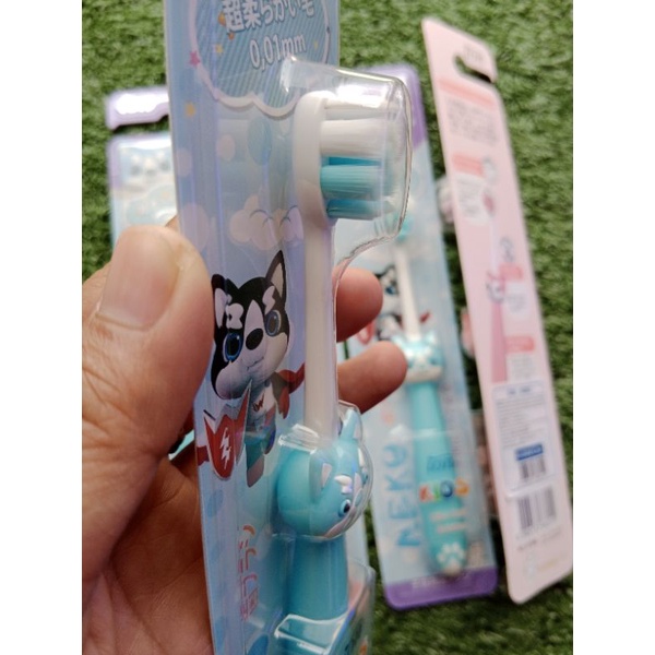 Bàn chải đánh răng iOn Neko Hàn Quốc 🌛 lông siêu mềm cao cấp🌛bảo vệ răng miệng cho bé