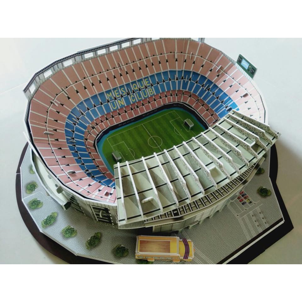 Mô hình sân vận động bóng đá Camp nou