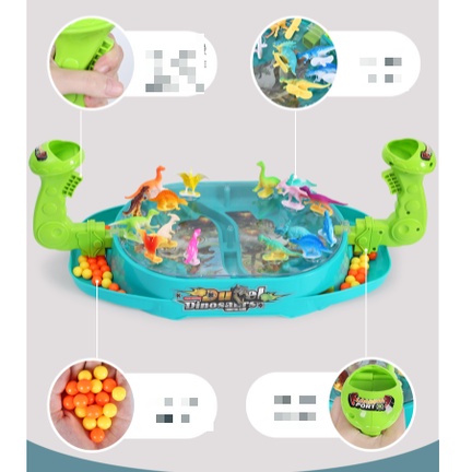 [Hàng sẵn] Đồ Chơi Khủng long đại chiến Dino bắn bi Vui nhộn