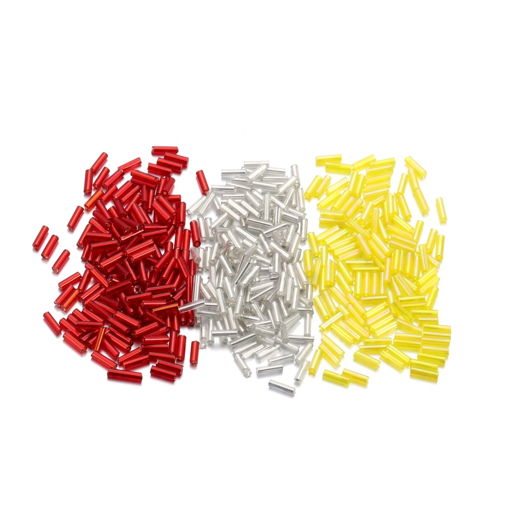 St.kunkka Hạt pha lê hình ống màu 7x2mm 400 chiếc