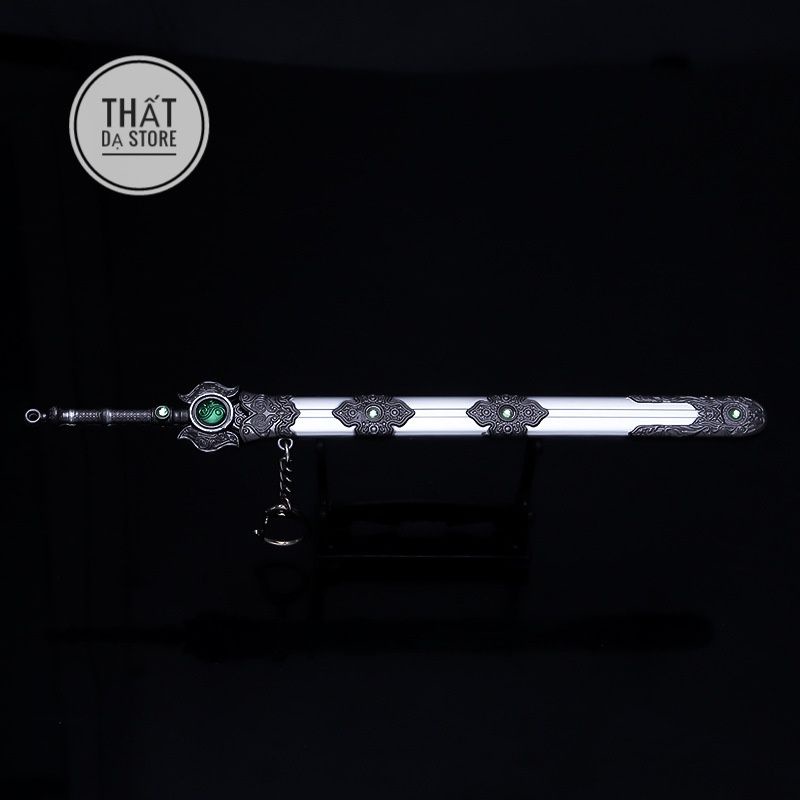 Móc Khóa Nhật Nguyệt kiếm 22cm.