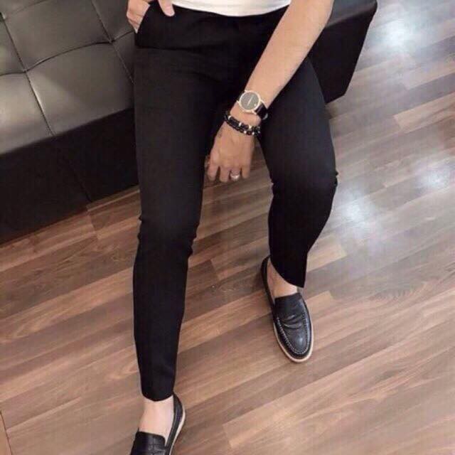 Quần âu nam vải co giãn màu tím mận | BigBuy360 - bigbuy360.vn