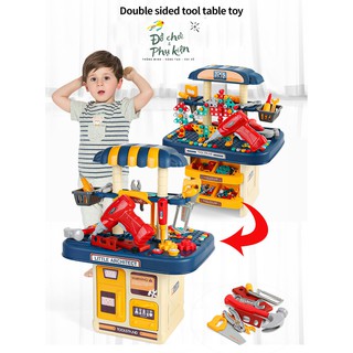 Đồ chơi giáo dục -Bộ đồ chơi bé làm kĩ sư - Có khoan điện