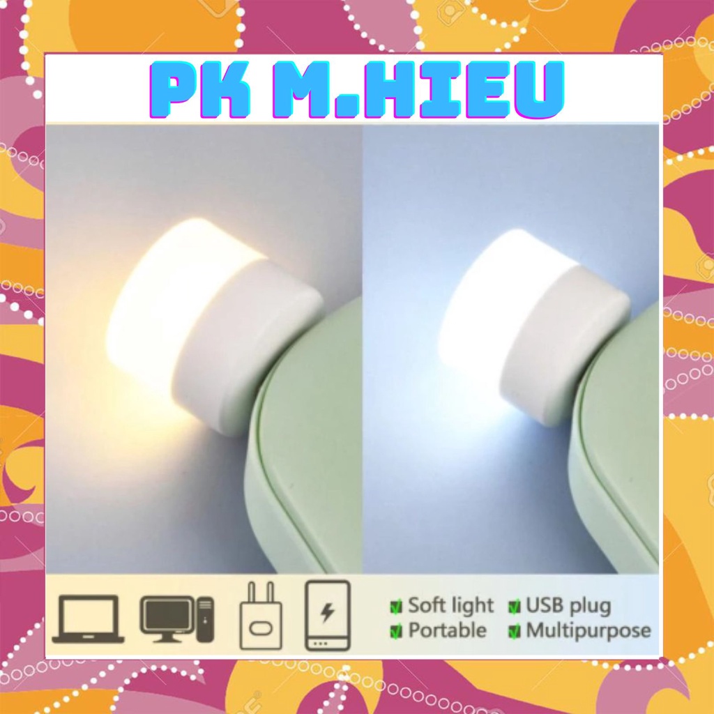 Đèn LED Đọc Sách Mini Bỏ Túi 5V 1W Cổng Sạc USB Tiện Dụng