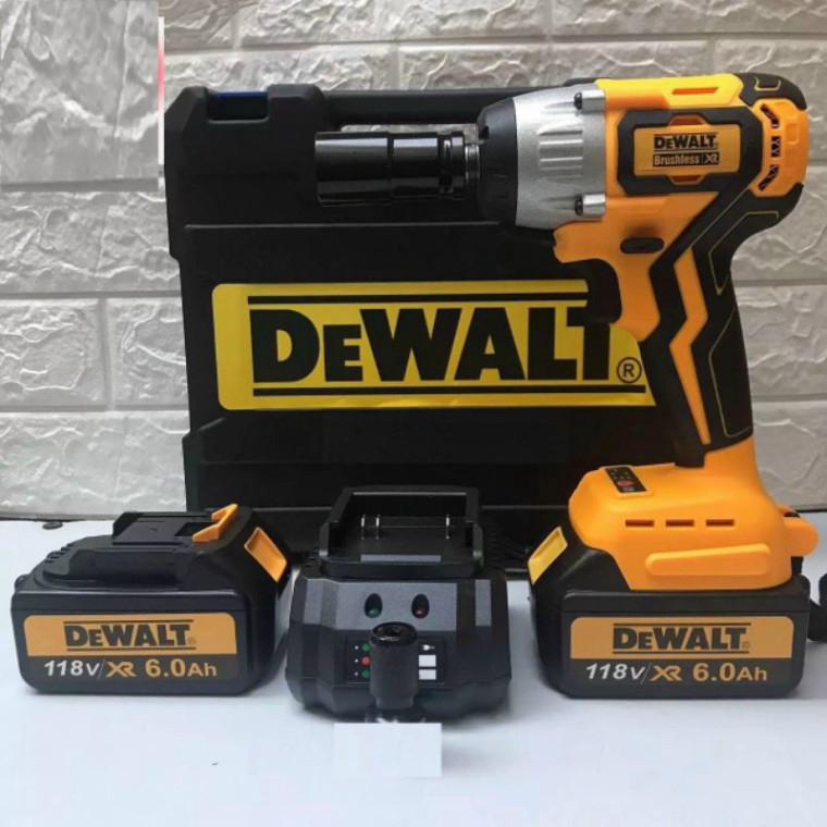 Máy Siết Bulong DEWALT 118V 2pin Không Chổi Than-Máy Vặn ốc-Bắt Vít-Khoan Búa