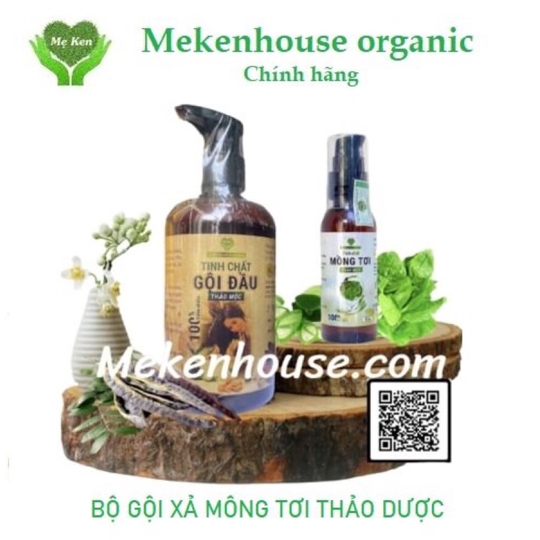 Dầu gội xả mồng tơi mẹ ken[cặp đôi hoàn hảo cho chăm sóc tóc]