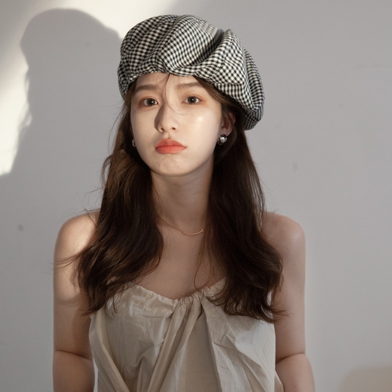 Mũ Beret Mỏng Thời Trang Xuân Hè Phong Cách Hàn Quốc Cho Nữ