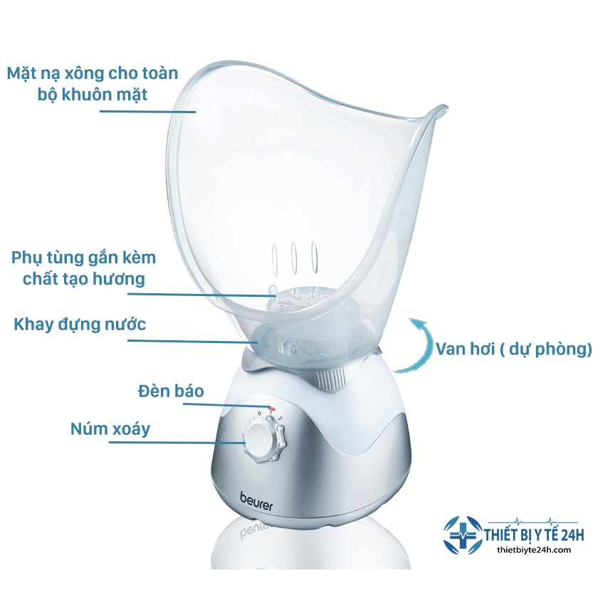 Máy Xông Hơi Da Mặt Beurer FS50_Công Nghệ Đức,Cho Làn Da Căng Mịn, Trẻ Hoá Làn Da