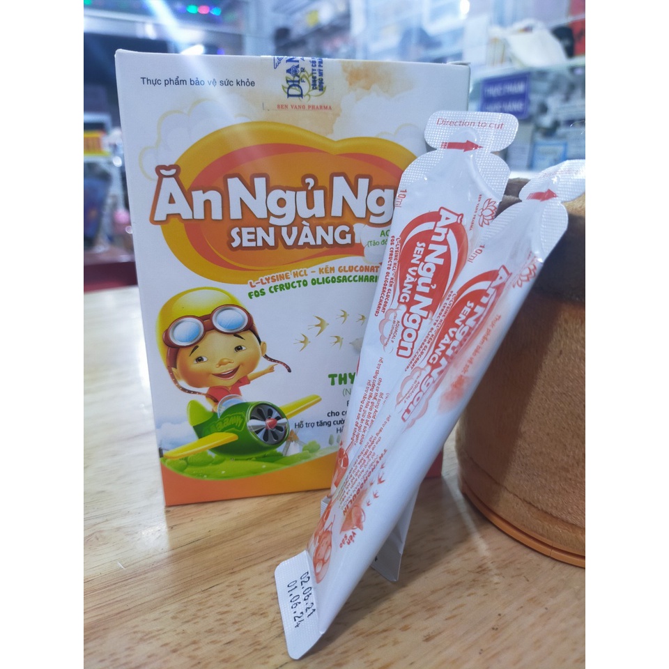 Siro Ăn Ngủ Ngon Sen Vàng Giúp Trẻ Hết Biếng Ăn, Tăng Cường Hấp Thu